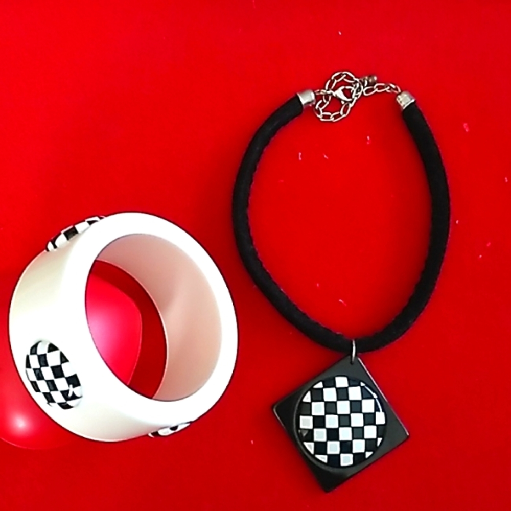 Vintage choker and bangle
